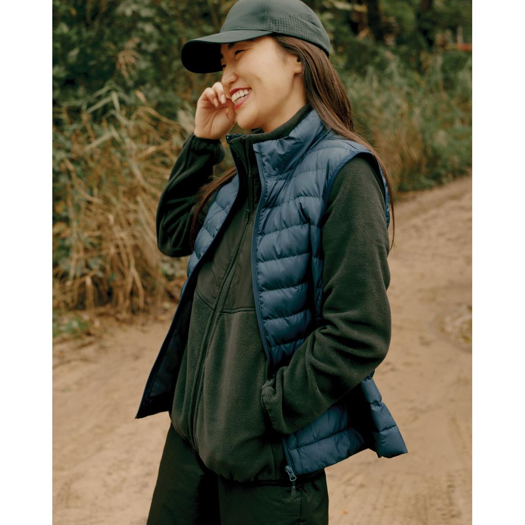 Vestă pentru femei din poliester reciclat Iqoniq Meru  navy XL