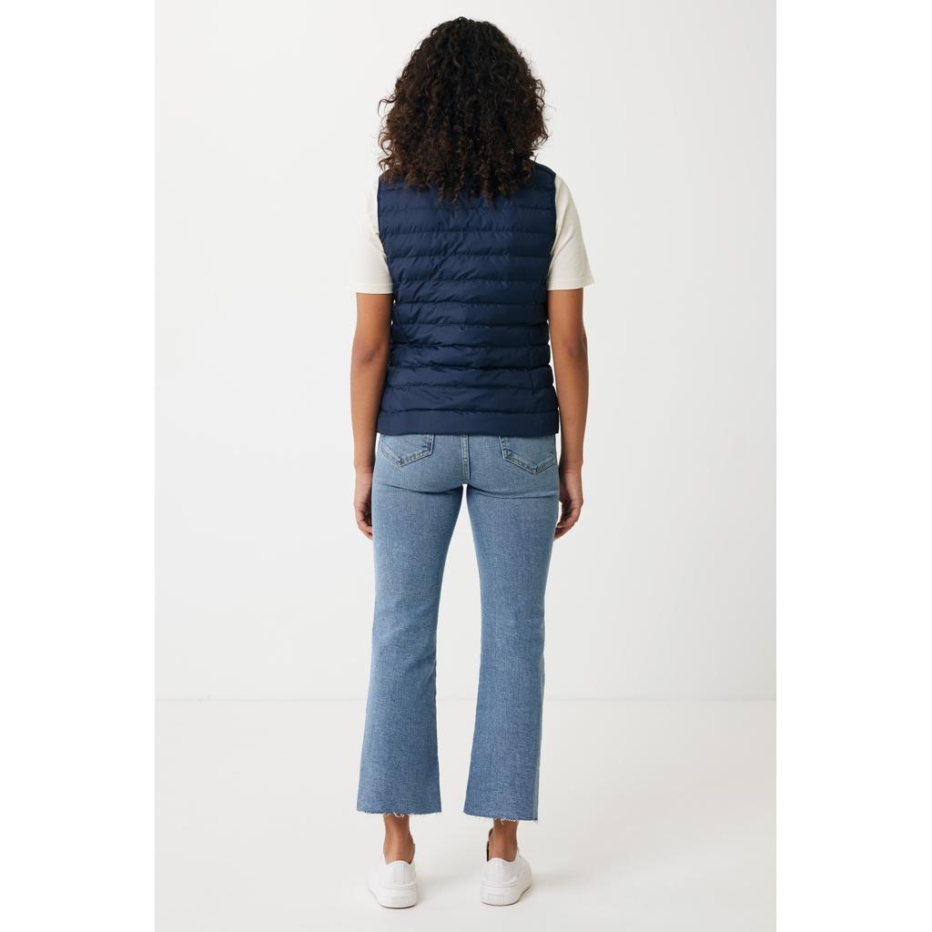 Vestă pentru femei din poliester reciclat Iqoniq Meru  navy XL