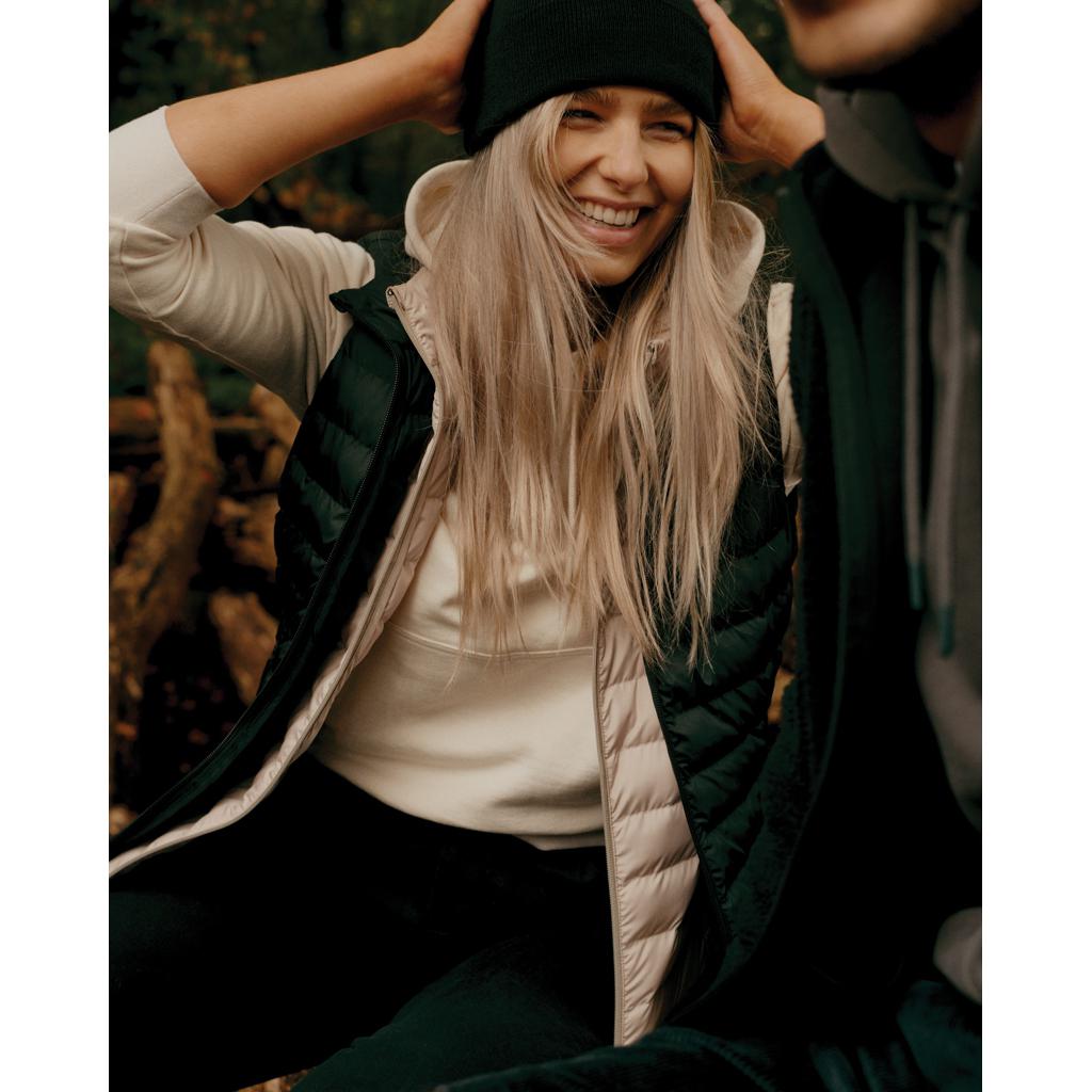 Vestă pentru femei din poliester reciclat Iqoniq Meru  beige XS