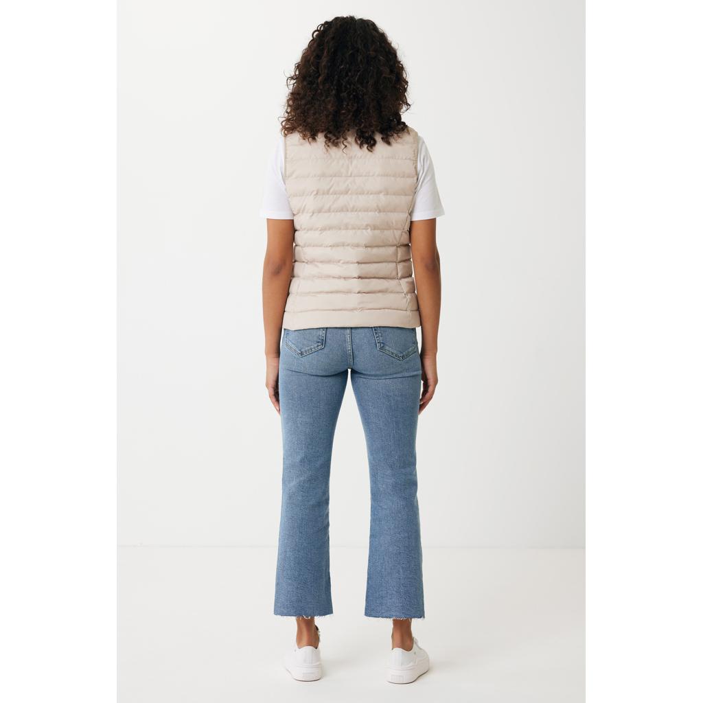 Vestă pentru femei din poliester reciclat Iqoniq Meru  beige XS