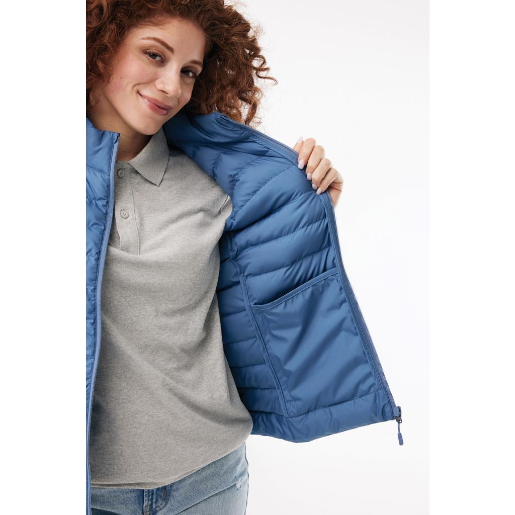 Vestă pentru femei din poliester reciclat Iqoniq Meru  Moon blue 2XS