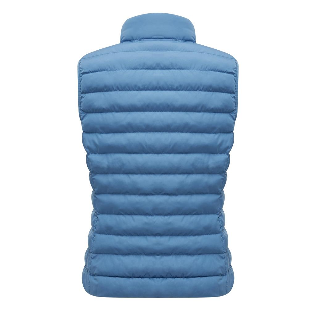 Vestă pentru femei din poliester reciclat Iqoniq Meru  Moon blue 2XS