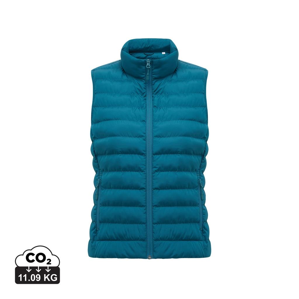 Vestă pentru femei din poliester reciclat Iqoniq Meru  dark teal XS