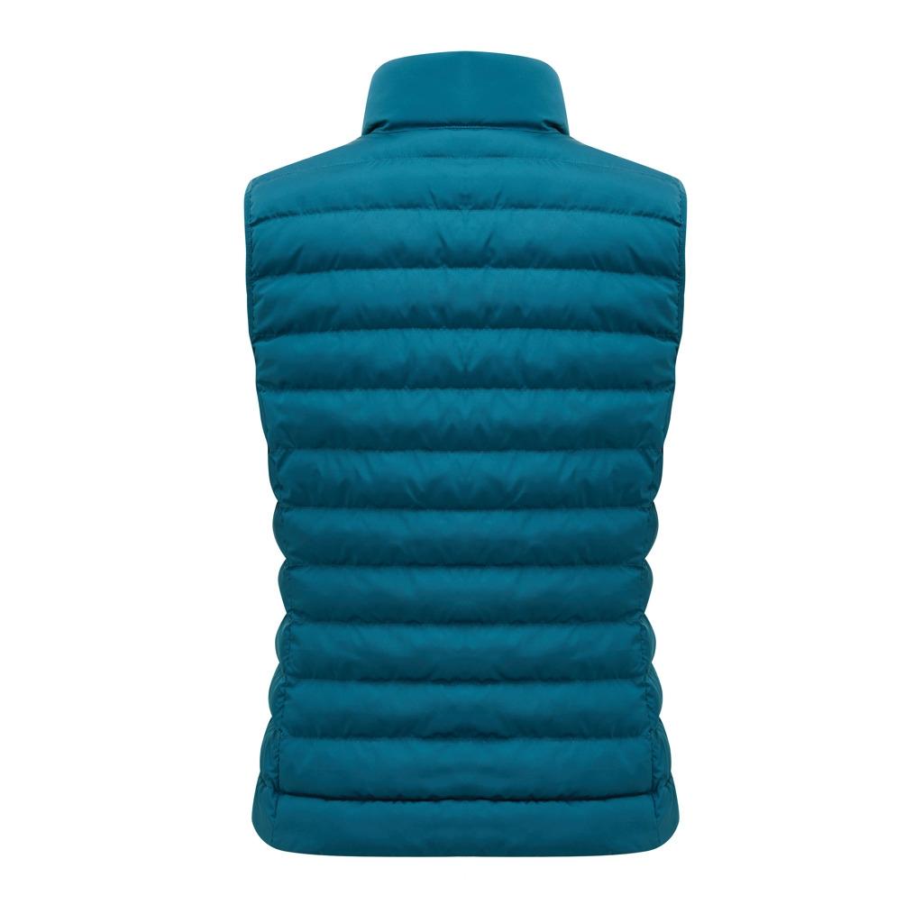 Vestă pentru femei din poliester reciclat Iqoniq Meru  dark teal 2XS