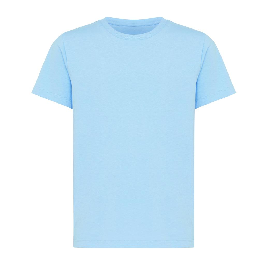 Tricou ușor pentru copii din bumbac reciclat Iqoniq Koli sky blue 5 - 6 ani