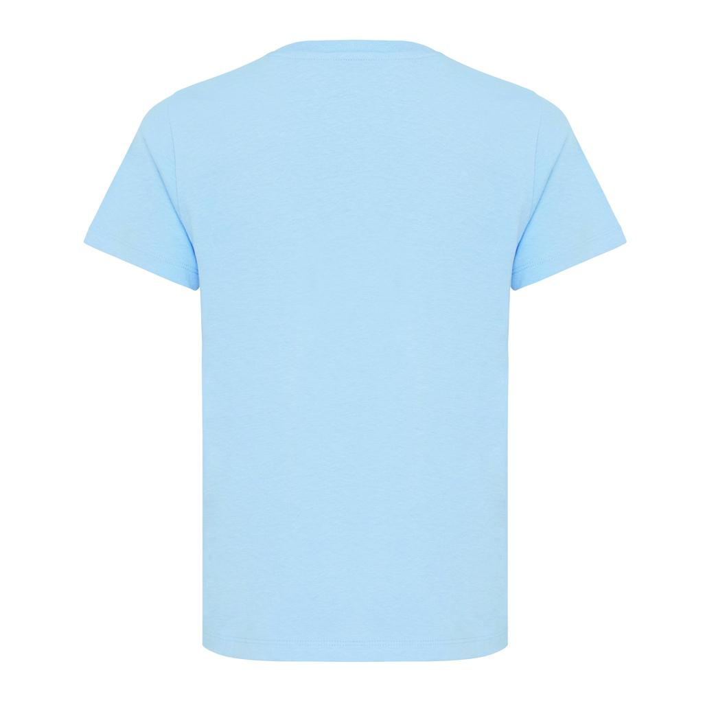 Tricou ușor pentru copii din bumbac reciclat Iqoniq Koli sky blue 5 - 6 ani