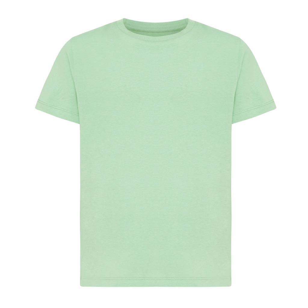 Tricou ușor pentru copii din bumbac reciclat Iqoniq Koli iceberg green 5 - 6 ani