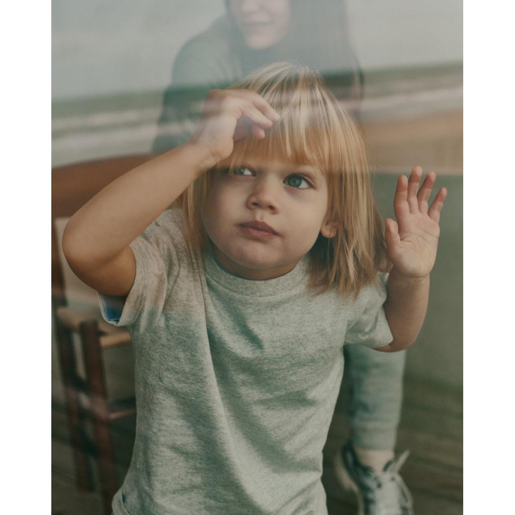 Tricou ușor pentru copii din bumbac reciclat Iqoniq Koli light heather grey 13 - 14 ani