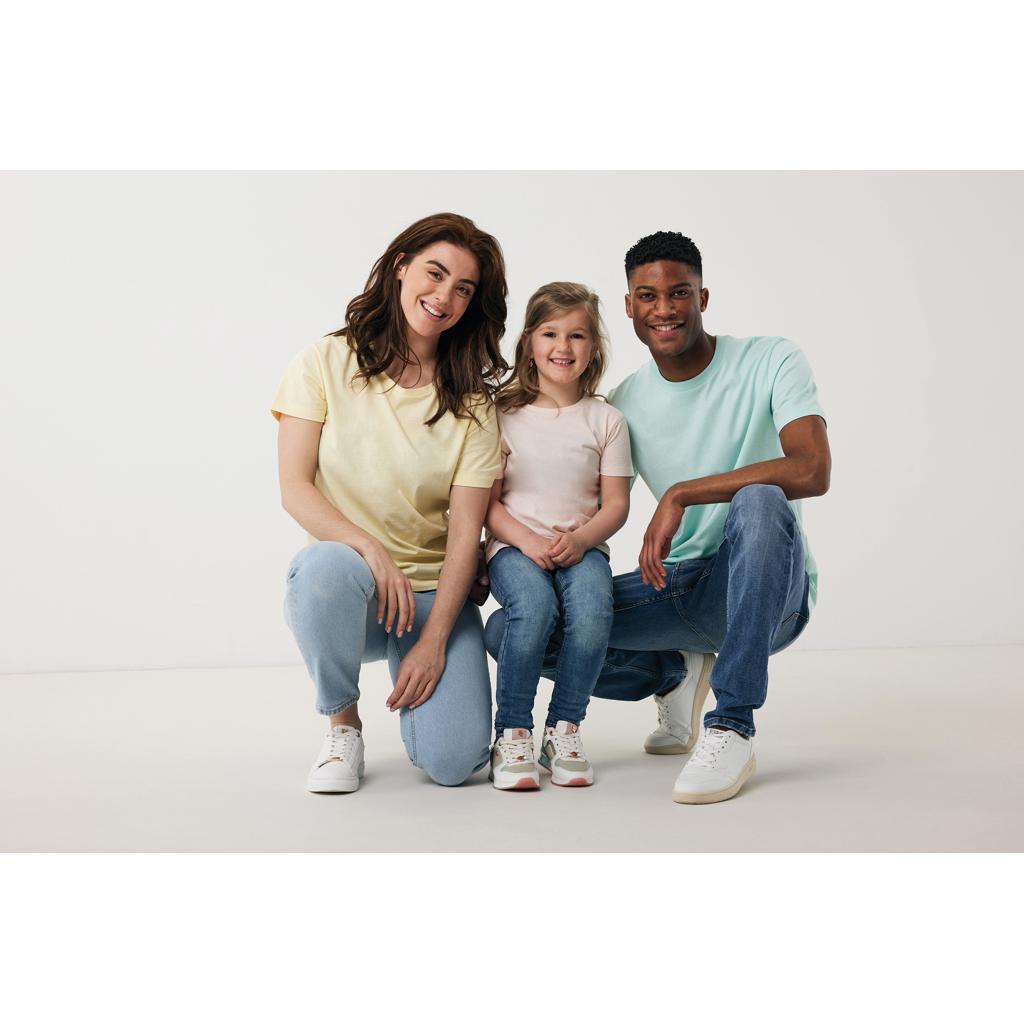 Tricou ușor pentru copii din bumbac reciclat Iqoniq Koli cloud pink 7 - 8 ani