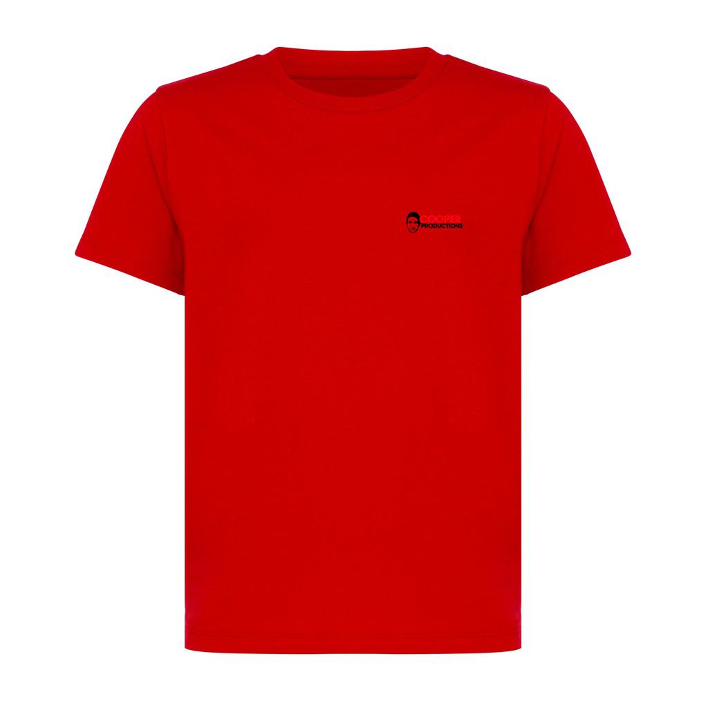 Tricou ușor pentru copii din bumbac reciclat Iqoniq Koli red 9 - 10 ani