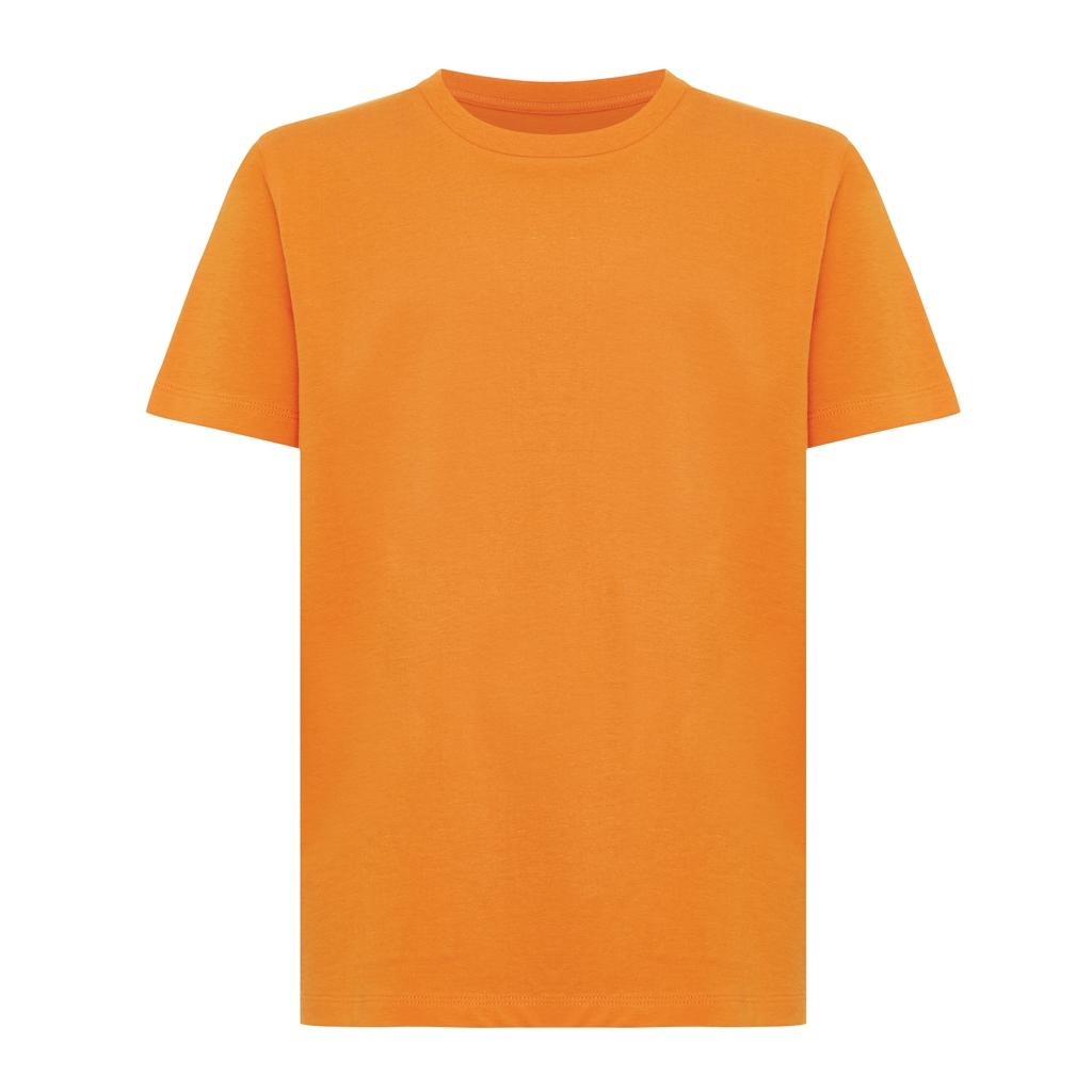 Tricou ușor pentru copii din bumbac reciclat Iqoniq Koli orange 9 - 10 ani