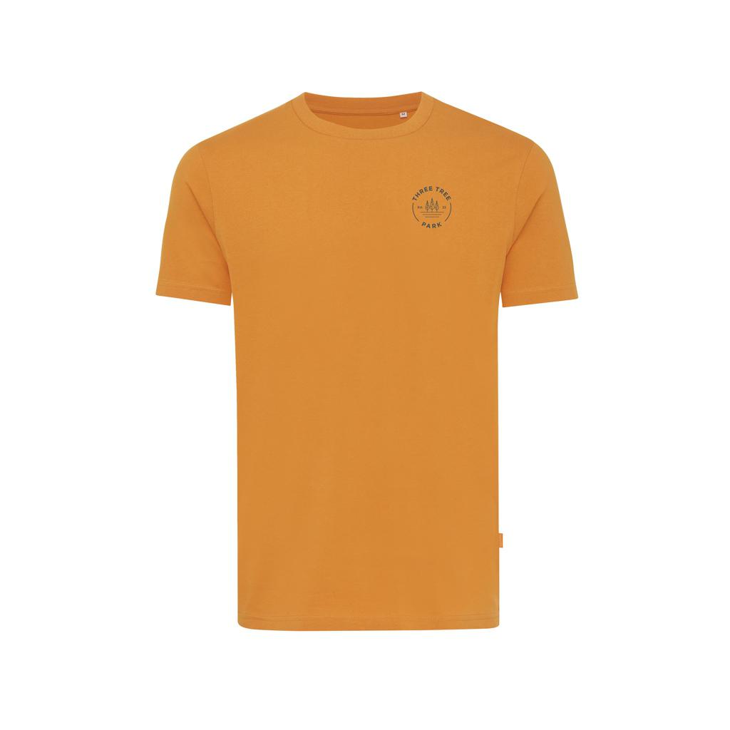 Tricou din bumbac reciclat Iqoniq Bryce sundial orange S