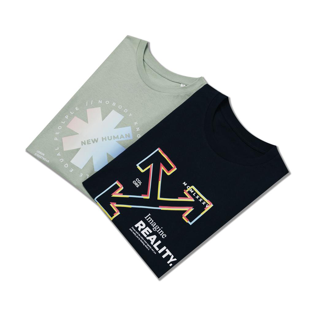 Tricou din bumbac reciclat Iqoniq Bryce black