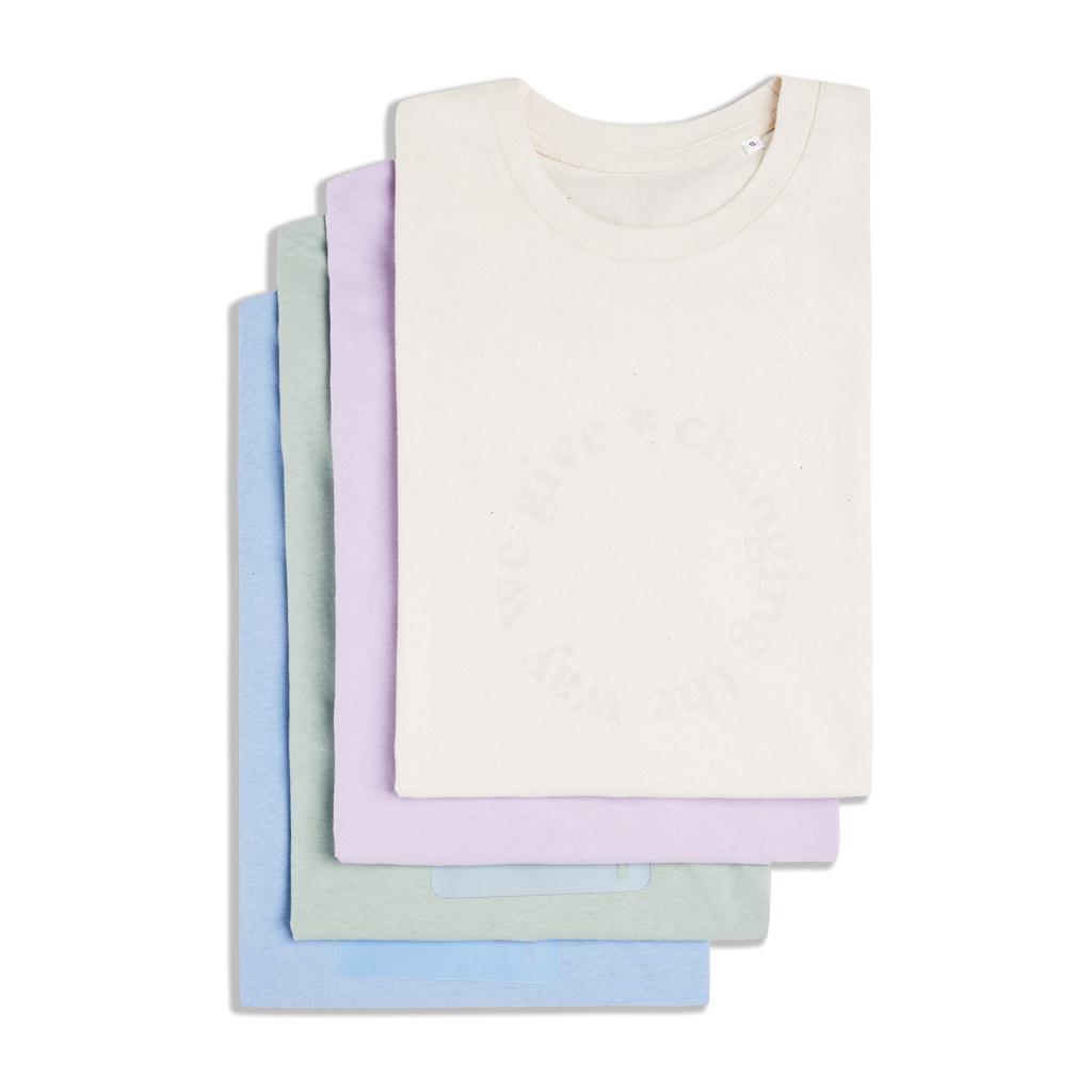 Tricou din bumbac reciclat Iqoniq Bryce sky blue L