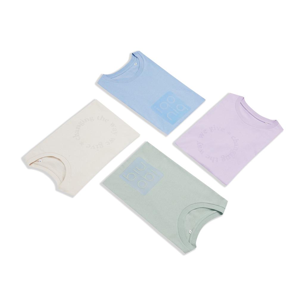 Tricou din bumbac reciclat Iqoniq Bryce sky blue L