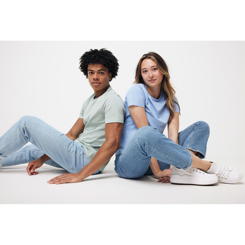 Tricou din bumbac reciclat Iqoniq Bryce sky blue L