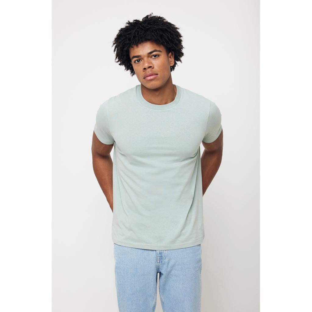 Tricou din bumbac reciclat Iqoniq Bryce iceberg green 3XL