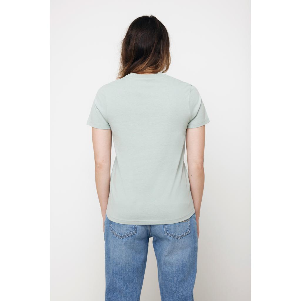 Tricou din bumbac reciclat Iqoniq Bryce iceberg green 3XL
