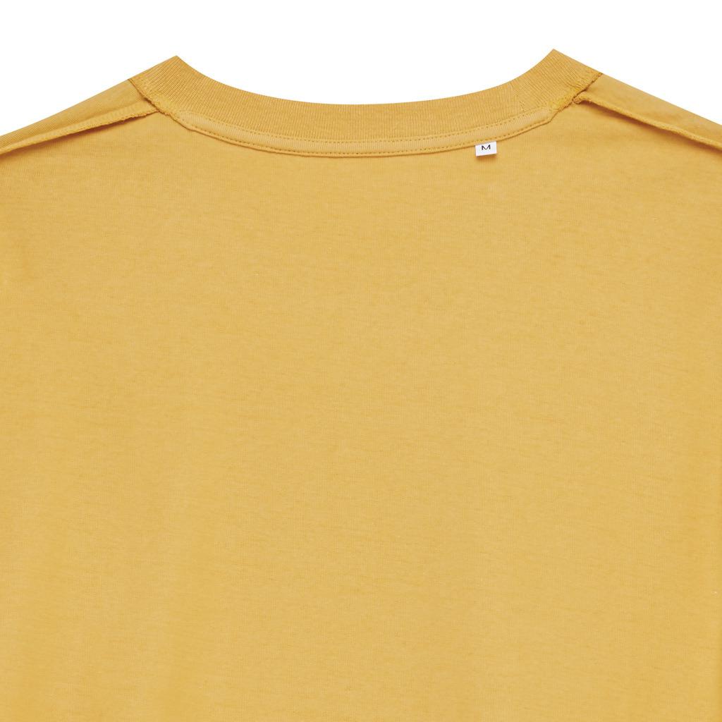 Tricou din bumbac reciclat Iqoniq Bryce ochre yellow L