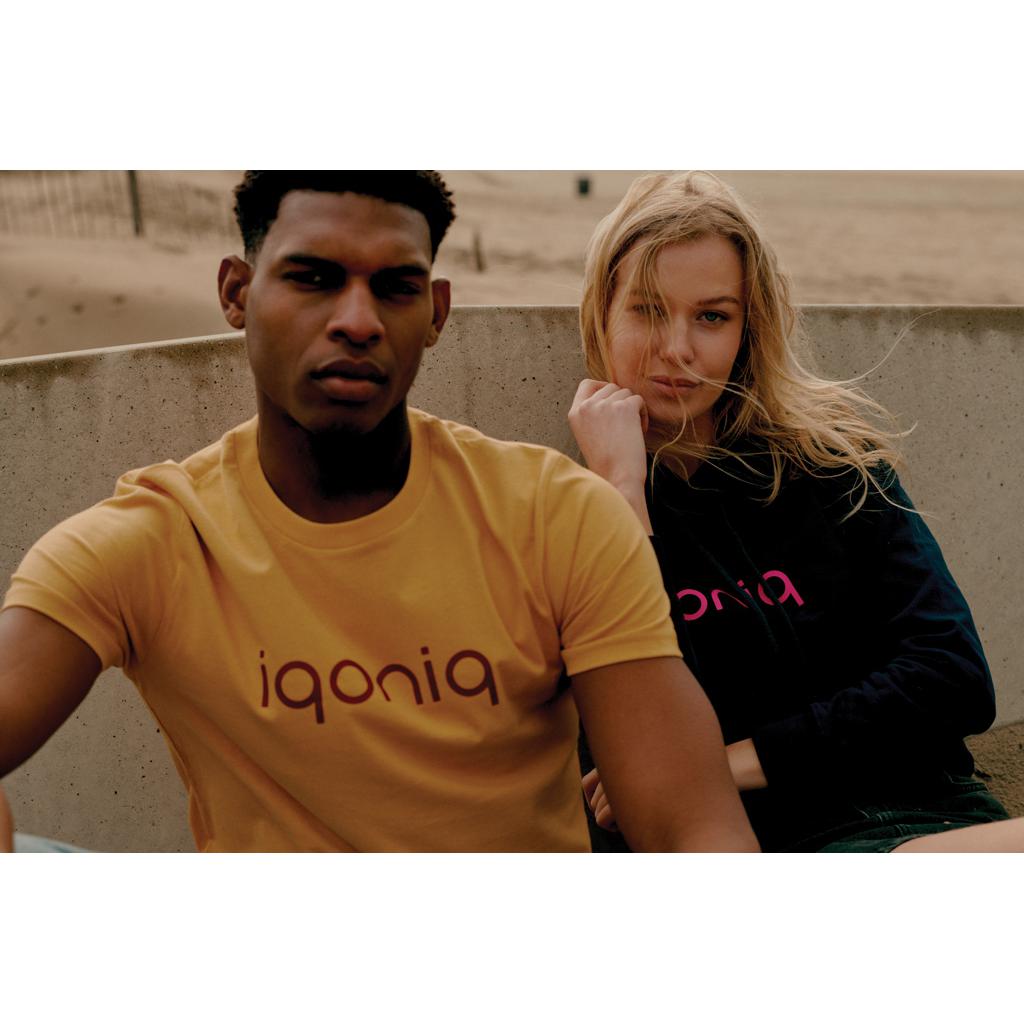 Tricou din bumbac reciclat Iqoniq Bryce ochre yellow L