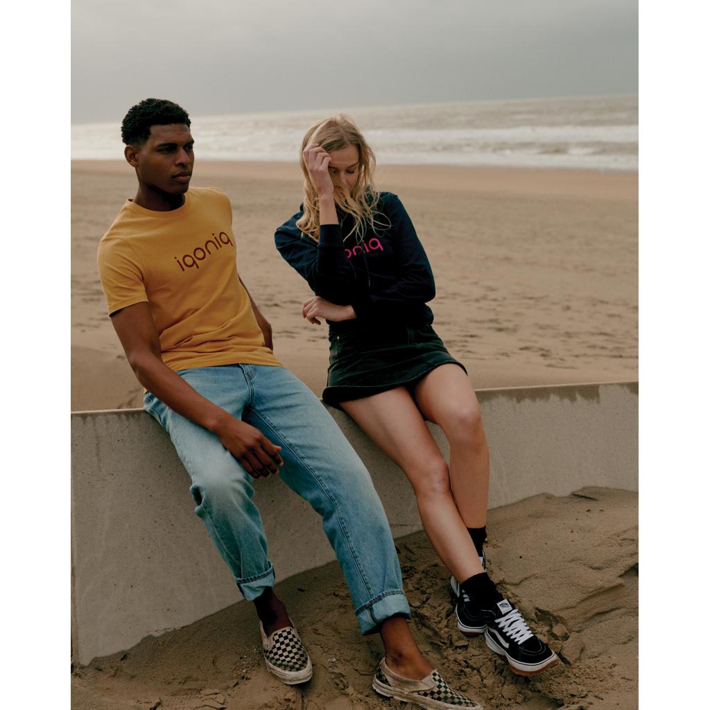 Tricou din bumbac reciclat Iqoniq Bryce ochre yellow L