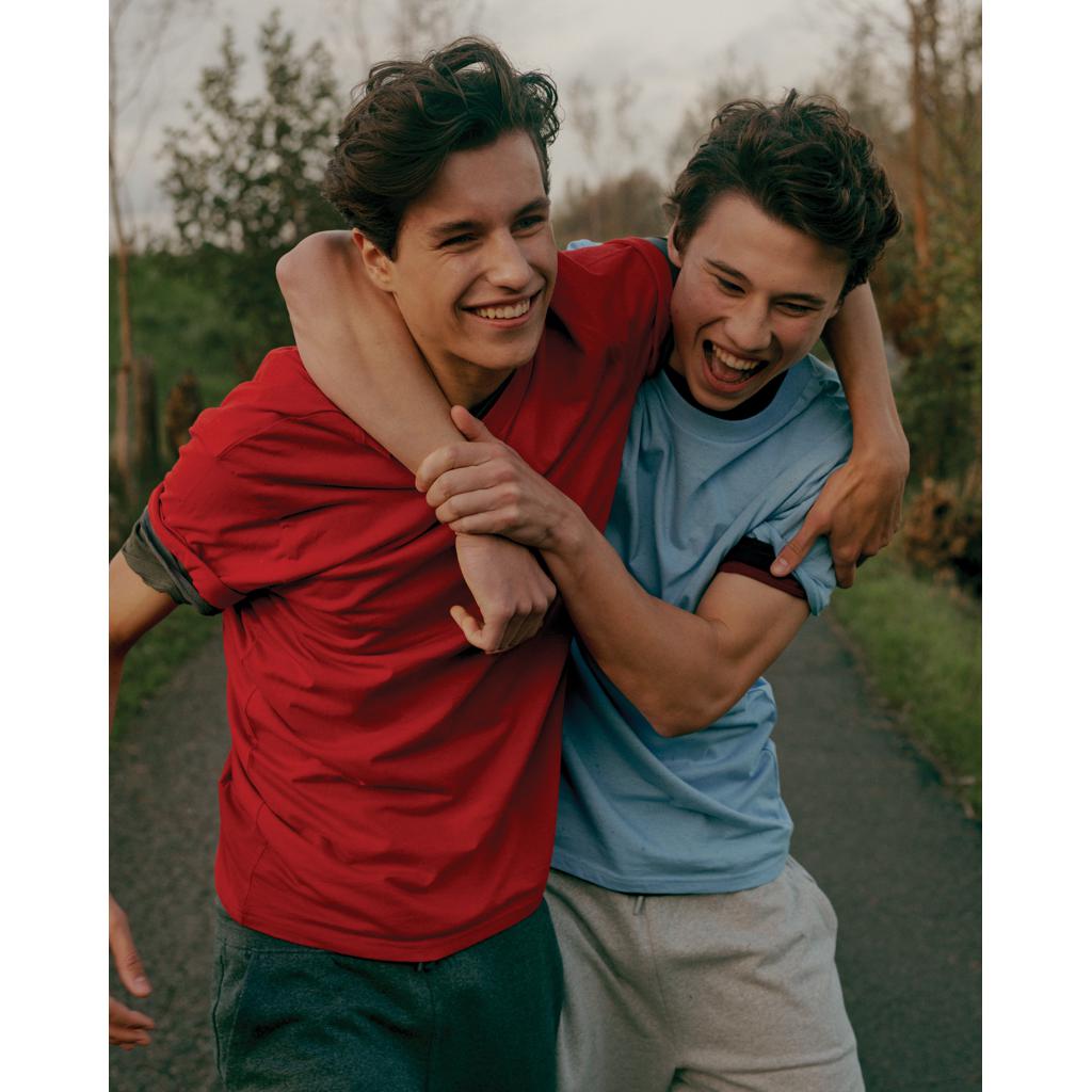 Tricou din bumbac reciclat Iqoniq Bryce red 3XL