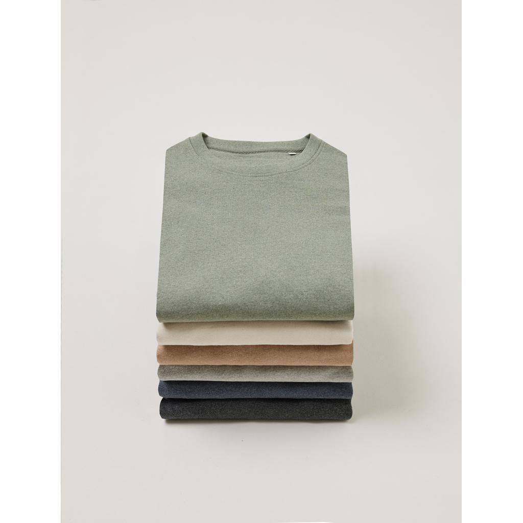 Tricou din bumbac reciclat, necolorat Iqoniq Manuel heather grey 5XL