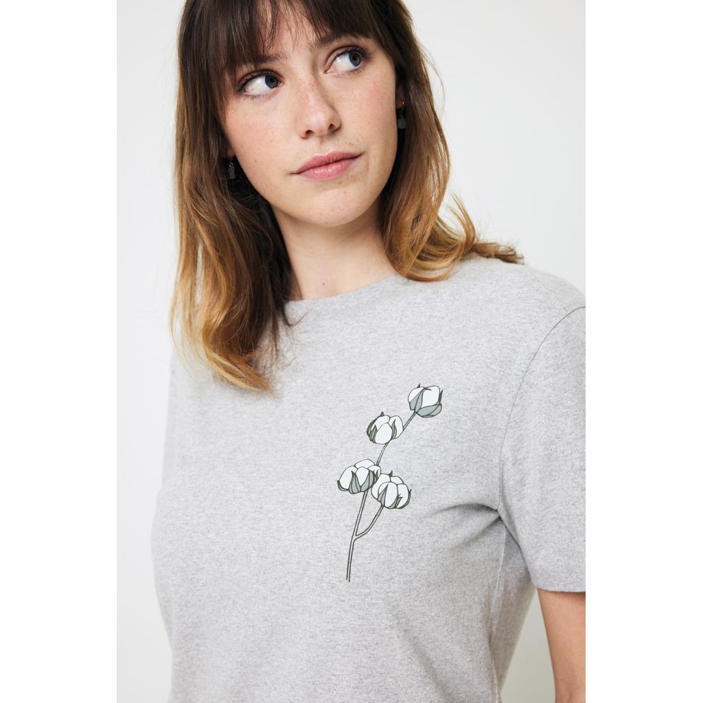 Tricou din bumbac reciclat, necolorat Iqoniq Manuel heather grey 5XL