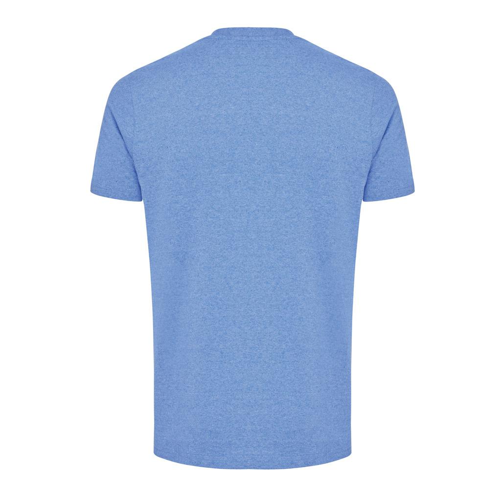 Tricou din bumbac reciclat, necolorat Iqoniq Manuel heather blue L
