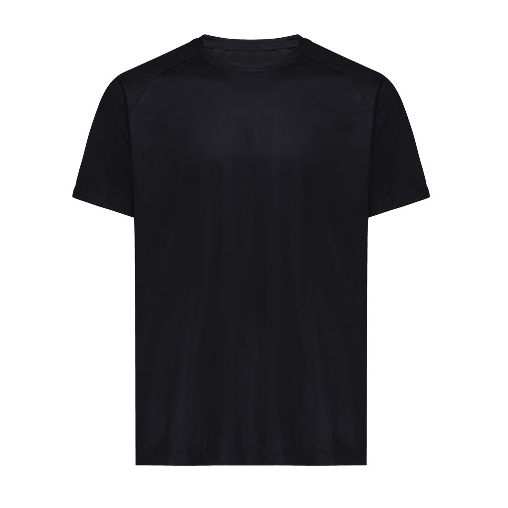 Tricou sport din poliester reciclat, cu uscare rapidă Iqoniq Tikal black XS