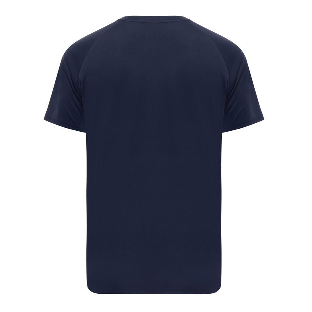 Tricou sport din poliester reciclat, cu uscare rapidă Iqoniq Tikal navy
