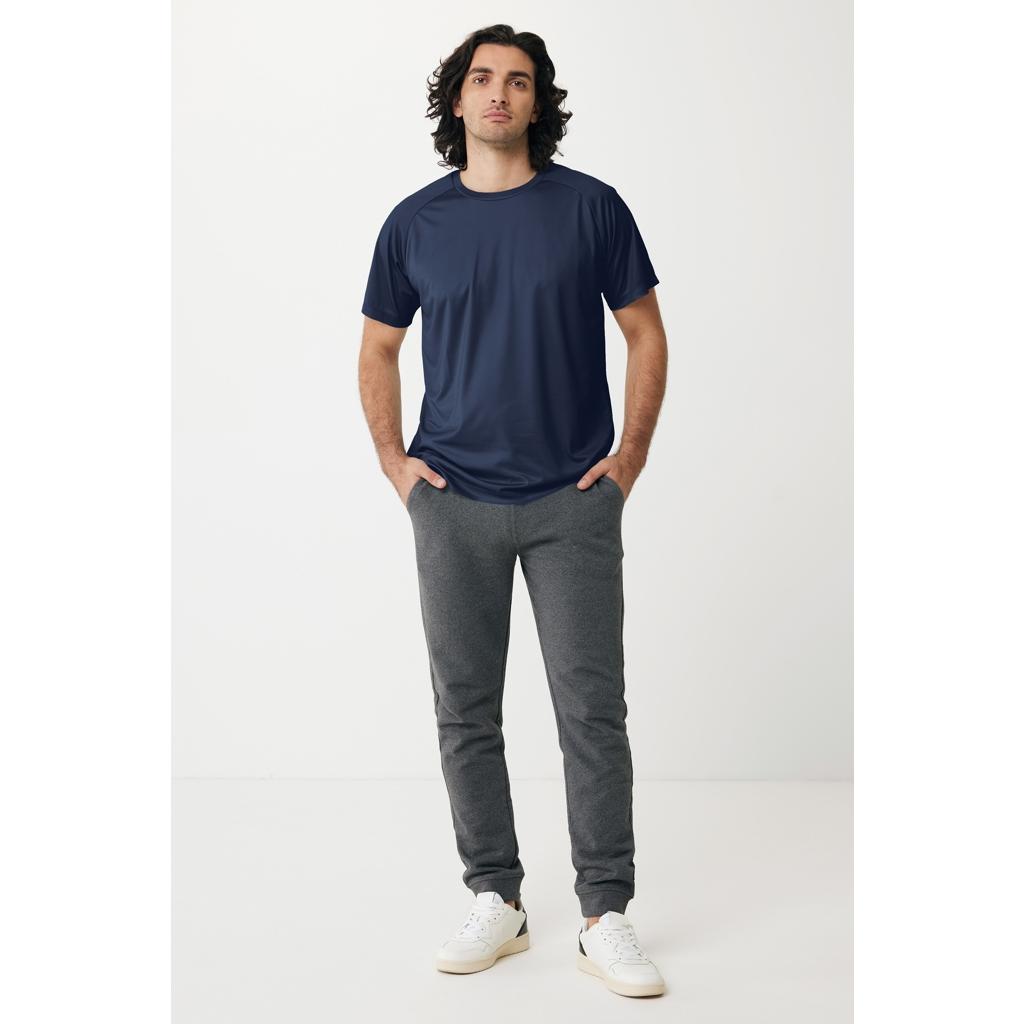 Tricou sport din poliester reciclat, cu uscare rapidă Iqoniq Tikal navy
