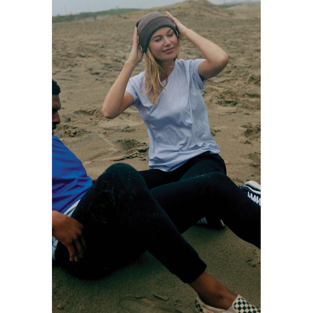 Tricou sport din poliester reciclat, cu uscare rapidă Iqoniq Tikal light grey