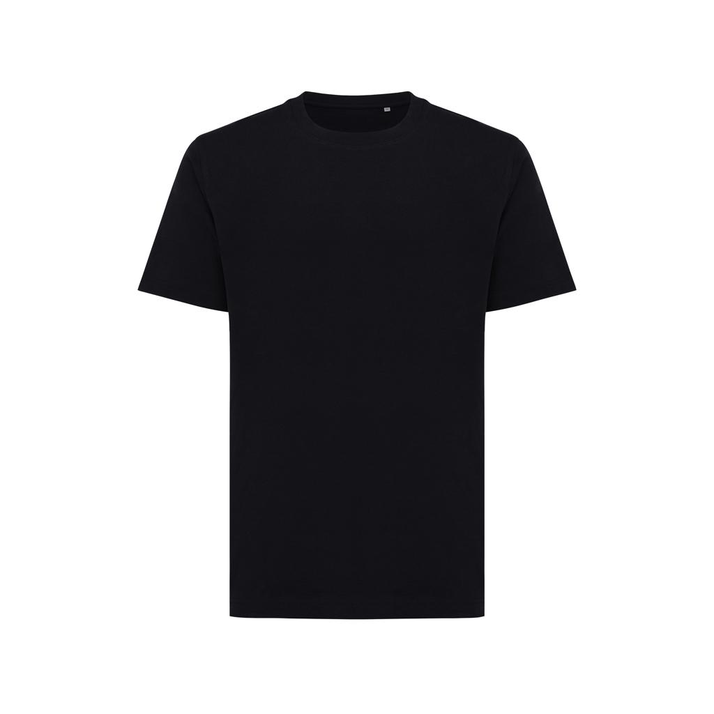 Tricou relaxat din bumbac reciclat Iqoniq Kakadu  black 2XS