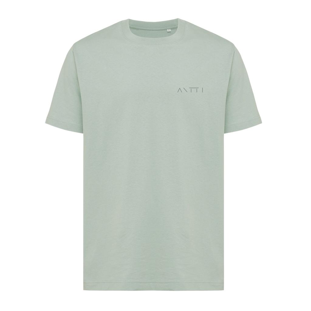 Tricou relaxat din bumbac reciclat Iqoniq Kakadu  iceberg green M