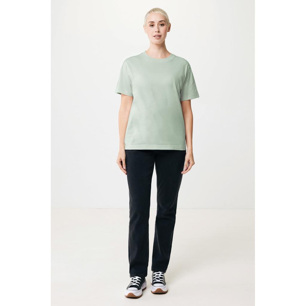 Tricou relaxat din bumbac reciclat Iqoniq Kakadu  iceberg green M