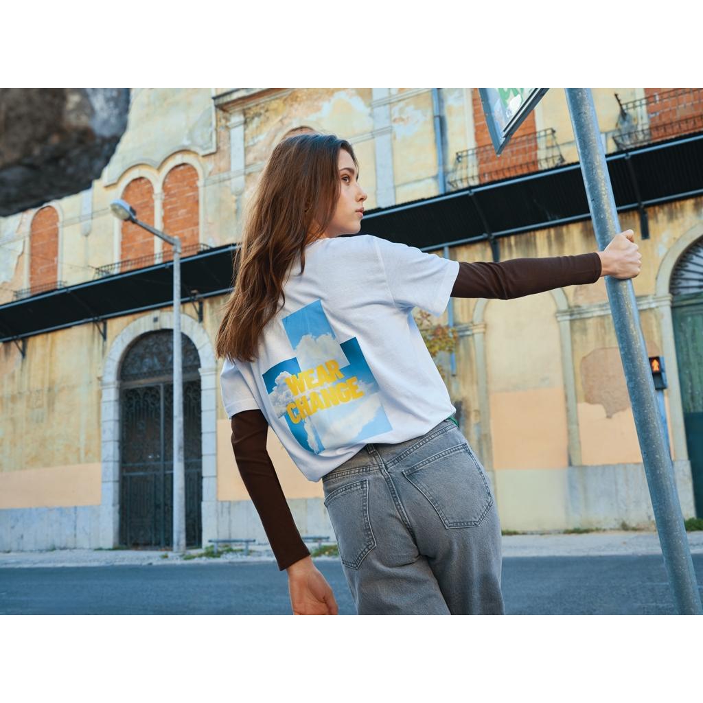 Tricou relaxat din bumbac reciclat Iqoniq Kakadu  transparent 3XL