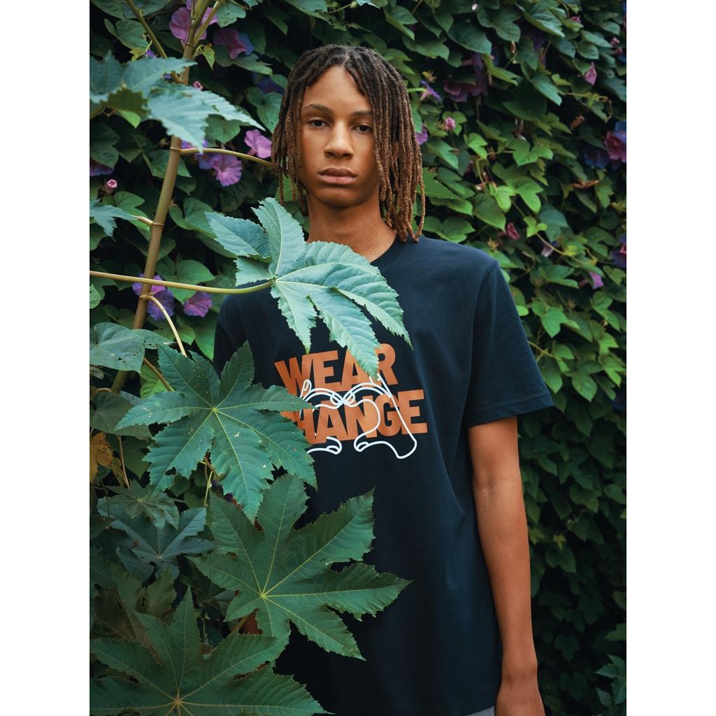 Tricou relaxat din bumbac reciclat Iqoniq Kakadu  navy 3XL