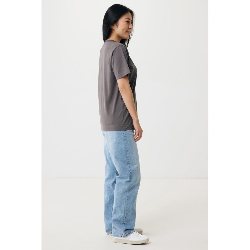 Tricou relaxat din bumbac reciclat Iqoniq Kakadu  anthracite S