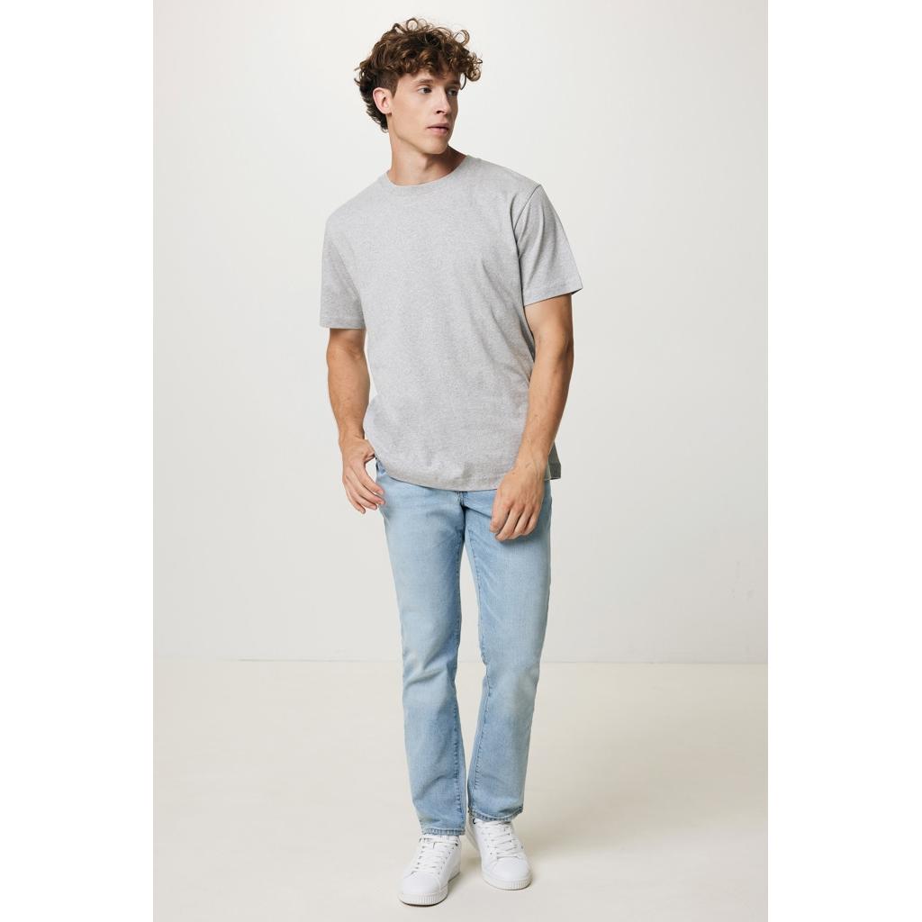 Tricou relaxat din bumbac reciclat Iqoniq Kakadu  heather grey L