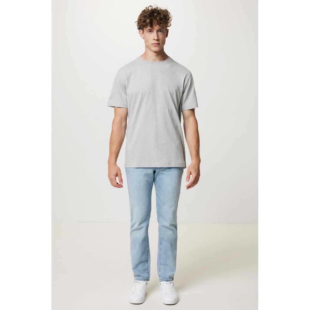 Tricou relaxat din bumbac reciclat Iqoniq Kakadu  heather grey M