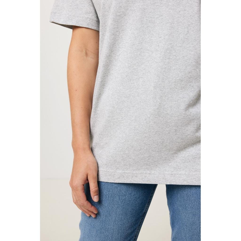 Tricou relaxat din bumbac reciclat Iqoniq Kakadu  heather grey L