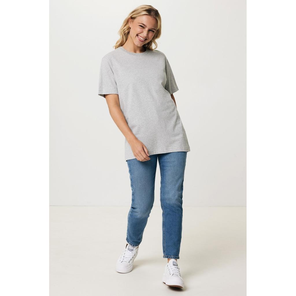 Tricou relaxat din bumbac reciclat Iqoniq Kakadu  heather grey L