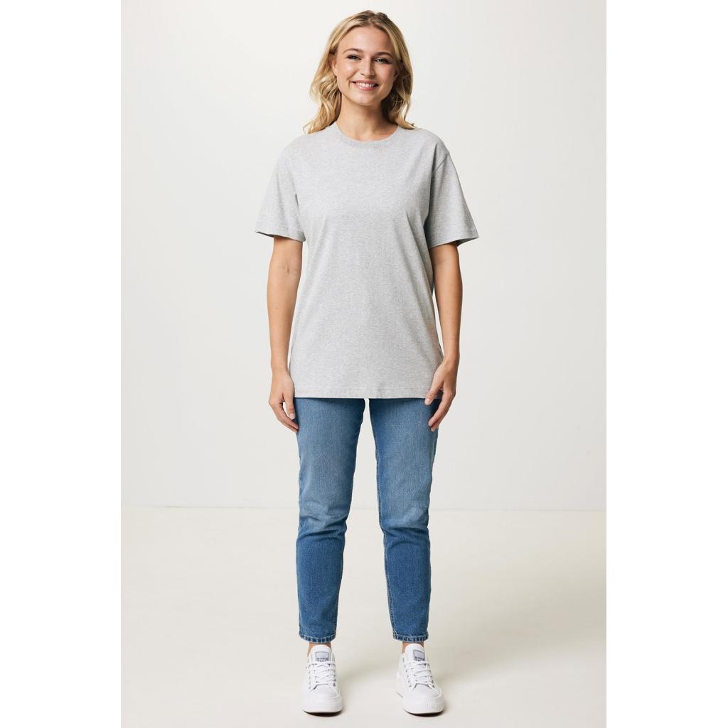 Tricou relaxat din bumbac reciclat Iqoniq Kakadu  heather grey M