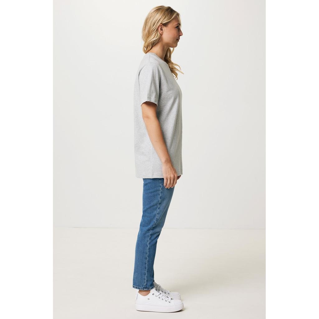 Tricou relaxat din bumbac reciclat Iqoniq Kakadu  heather grey L