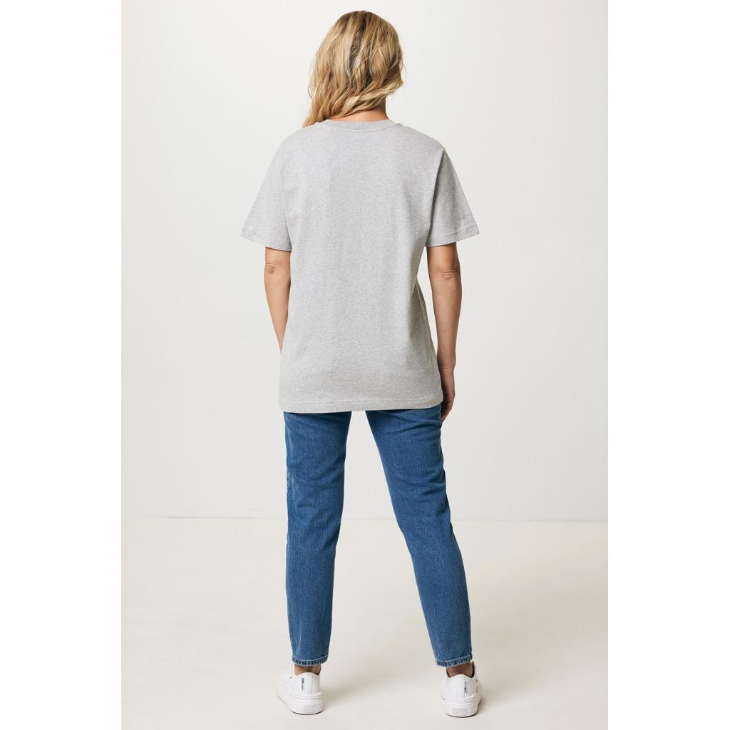 Tricou relaxat din bumbac reciclat Iqoniq Kakadu  heather grey M