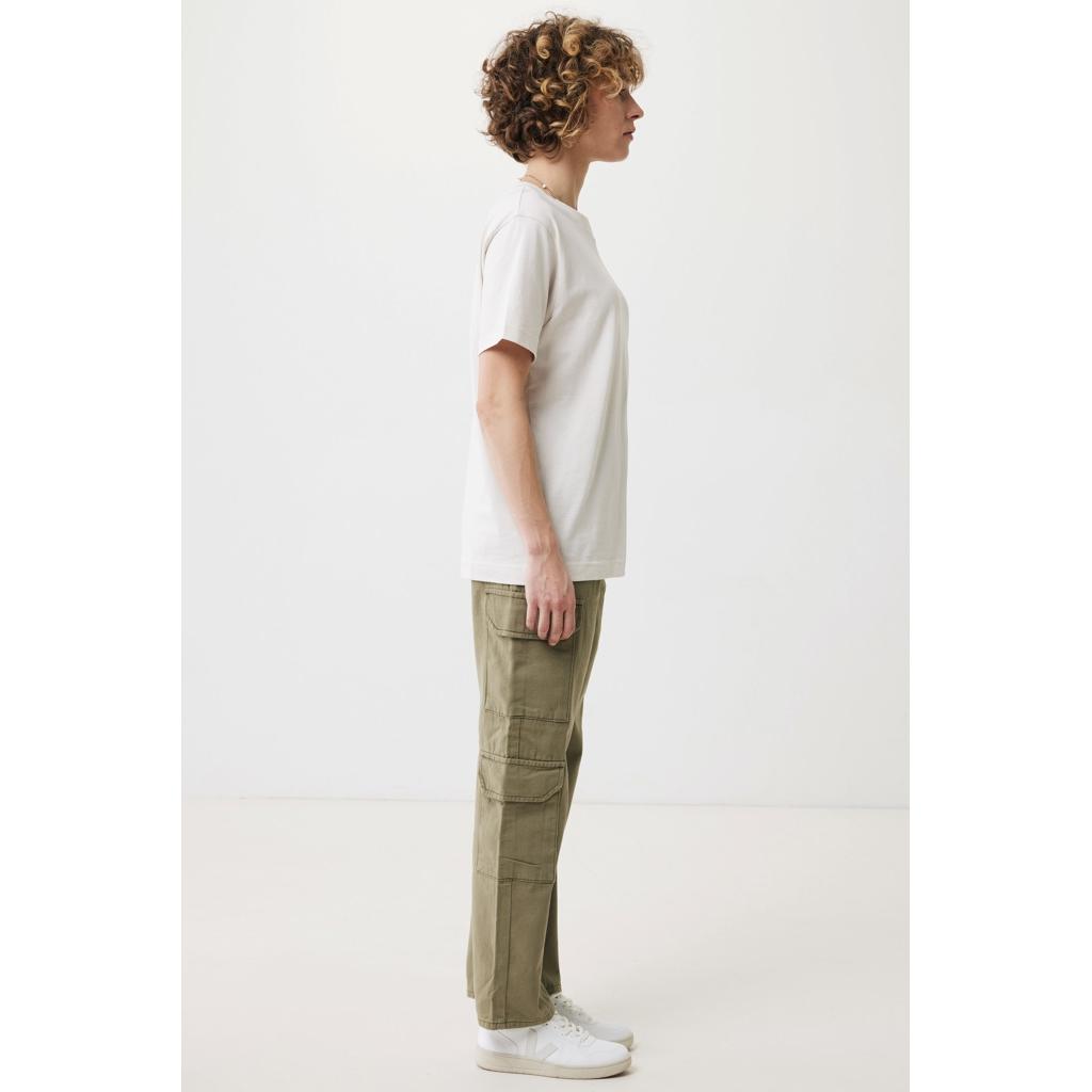 Tricou relaxat din bumbac reciclat Iqoniq Kakadu  ivory white 2XS