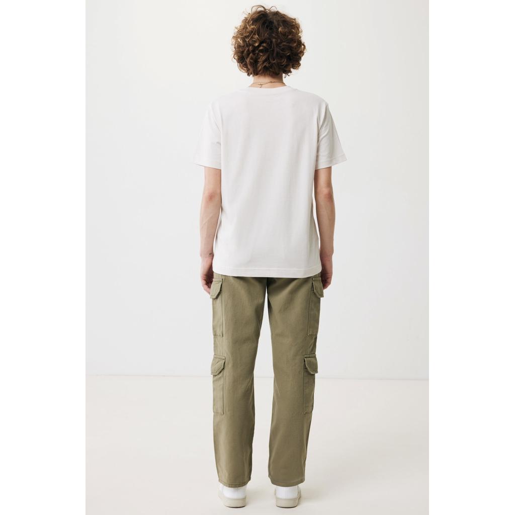 Tricou relaxat din bumbac reciclat Iqoniq Kakadu  ivory white 2XS