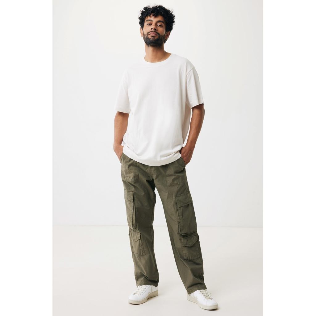 Tricou relaxat din bumbac reciclat Iqoniq Kakadu  ivory white 2XS