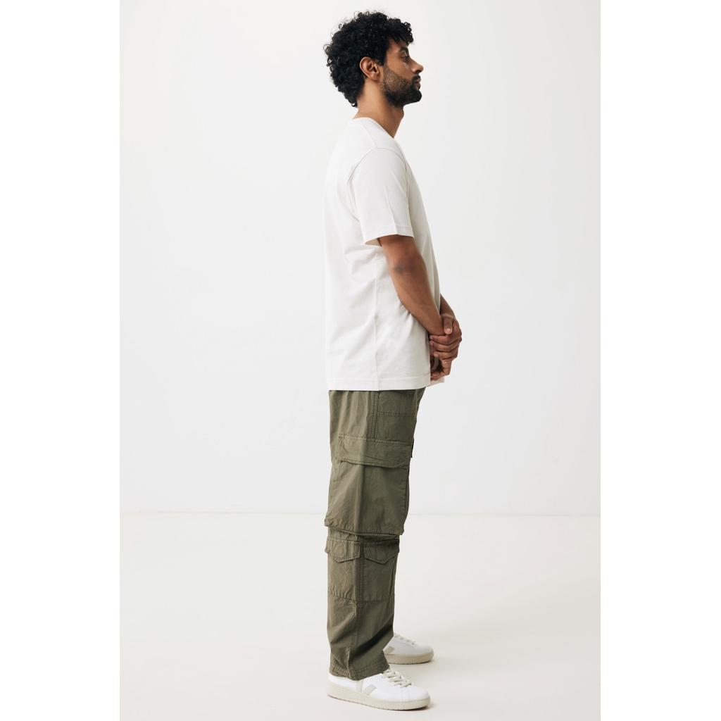 Tricou relaxat din bumbac reciclat Iqoniq Kakadu  ivory white 2XS